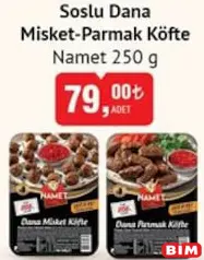 NAMET SOSLU DANA MİSKET-PARMAK KÖFTE 250 G